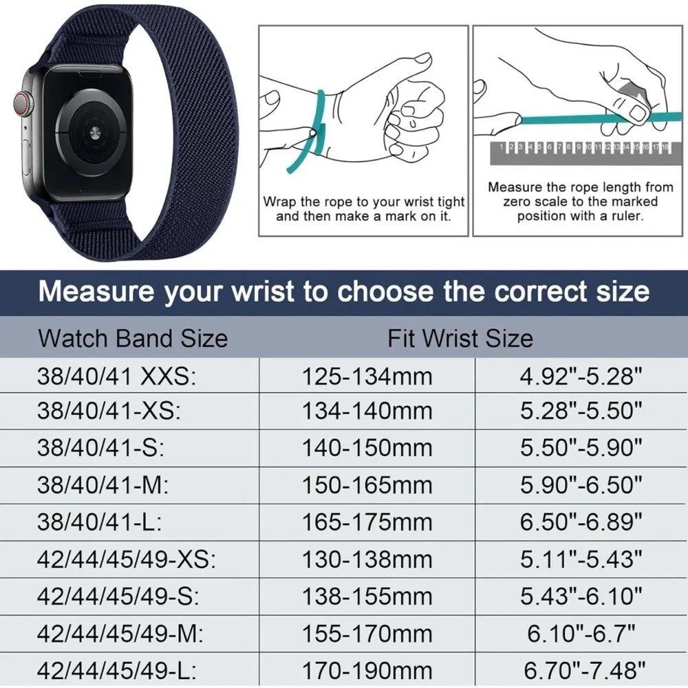 Stretchy Apple Watch Bands (Pack of 2)